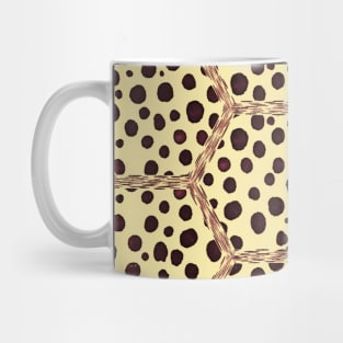 Cheetah Animal Print Yellow Mug